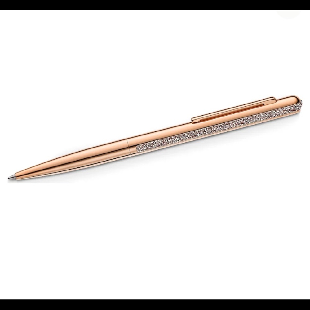 Swarovski Crystal Shimmer ballpoint pen in rose gold-tone